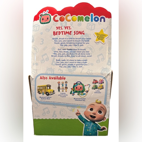 Cocomelon JJ Doll Musical Bedtime Plush 10” Soft Body Plays Yes Yes Bedtime Song - Picture 2 of 2
